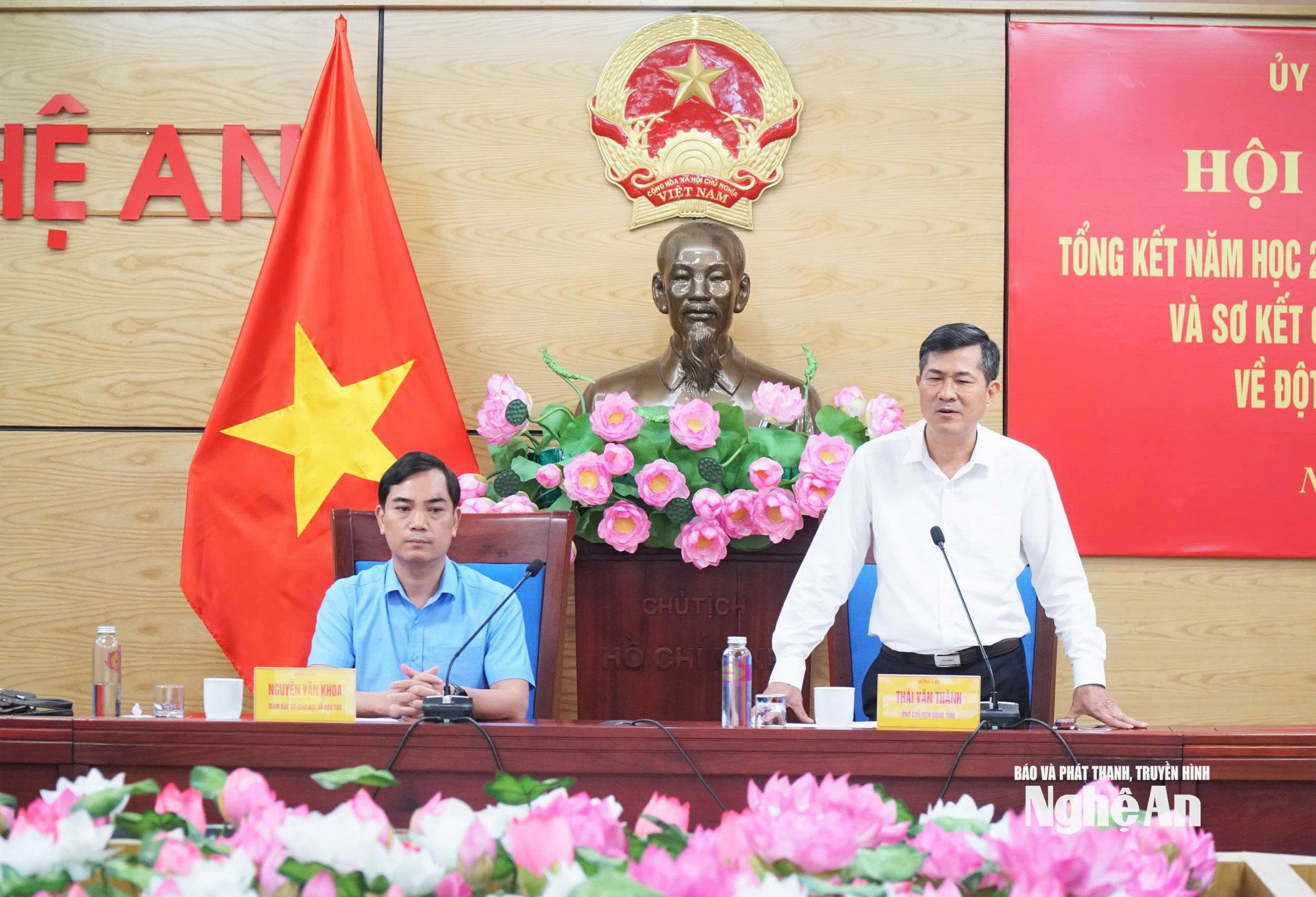 Đồng chí Phó Chủ tịch Thái Văn Thành phát biểu kết luận hội nghị. Ảnh - Mỹ Hà