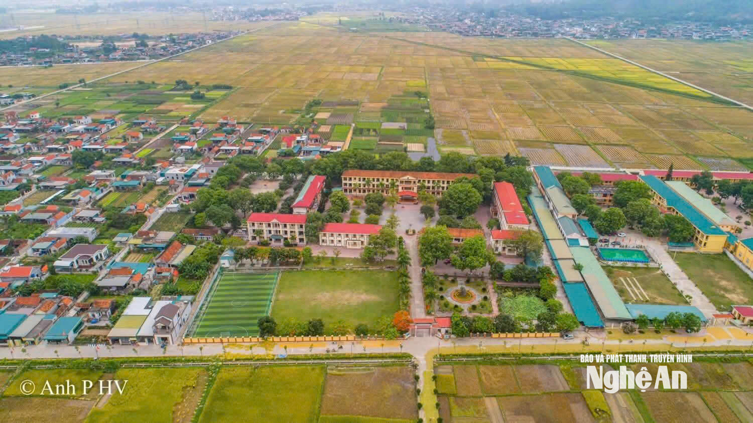 Một góc xã Quỳnh Văn. Ảnh: CTV