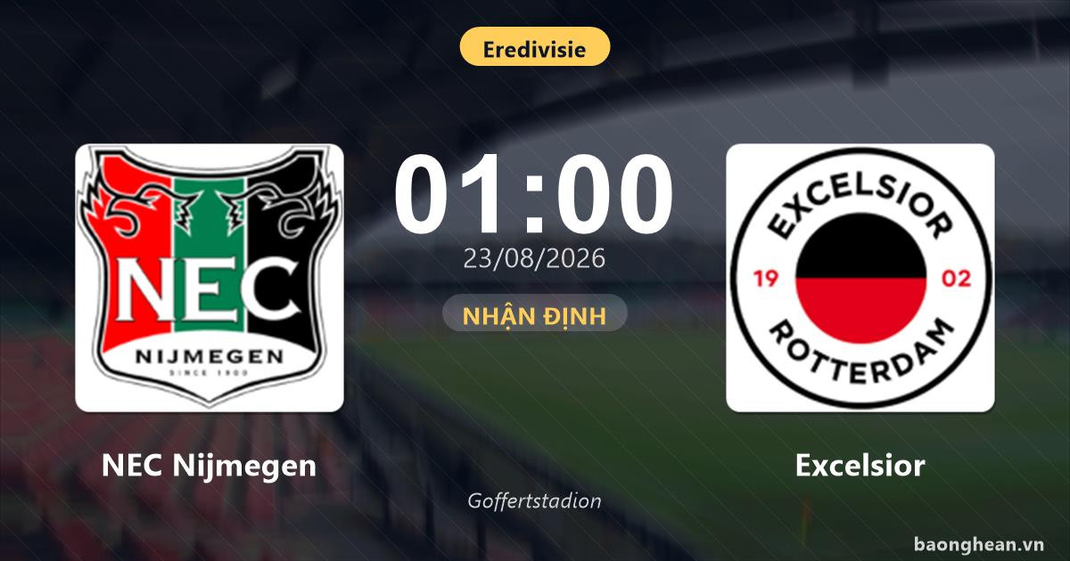 The NEC Nijmegen vs Excelsior match has been postponed.