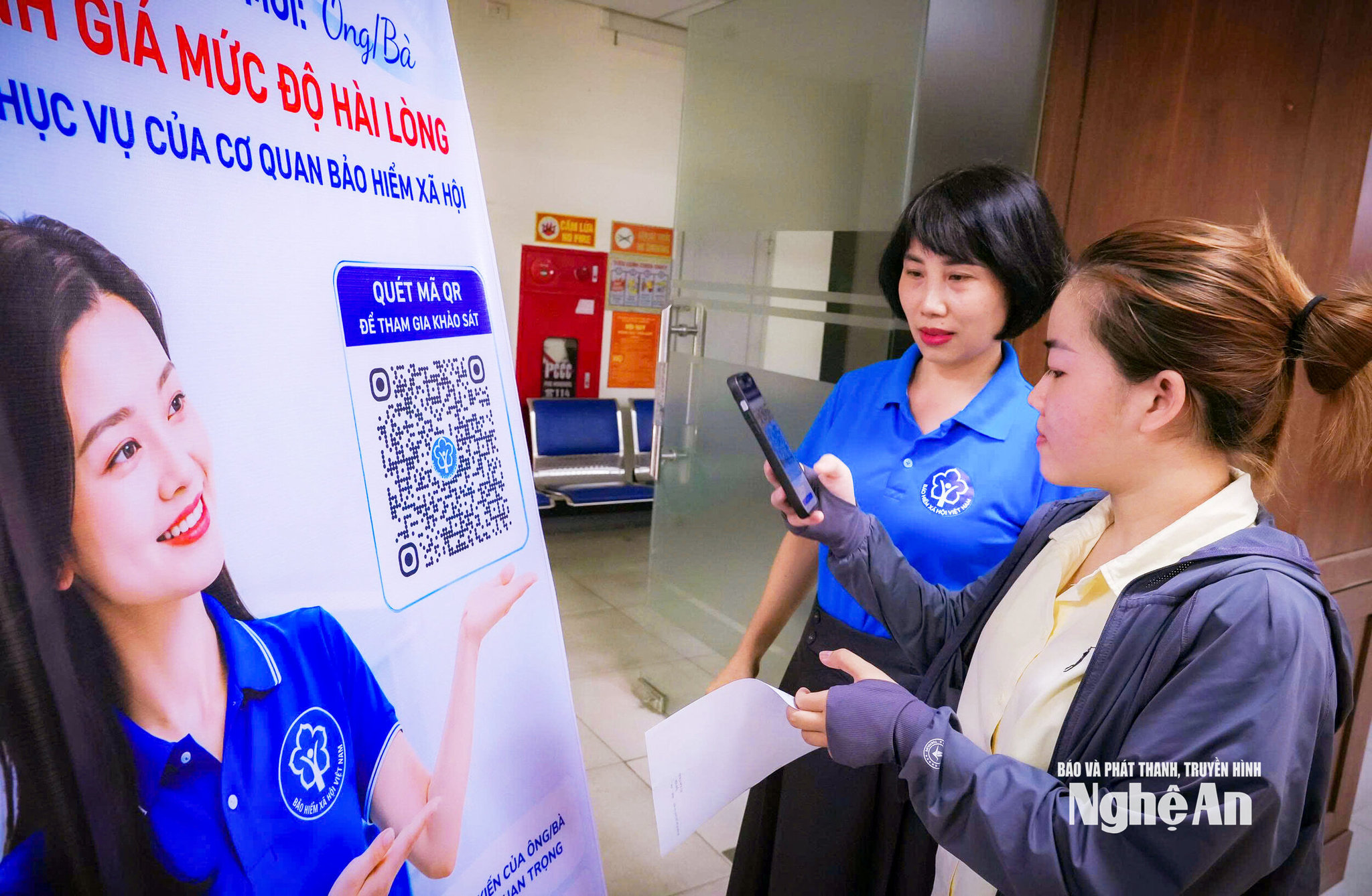 Lấy ý kiến kháo sát tại Trung tâm Phục vụ Hành chính công tỉnh Nghệ An