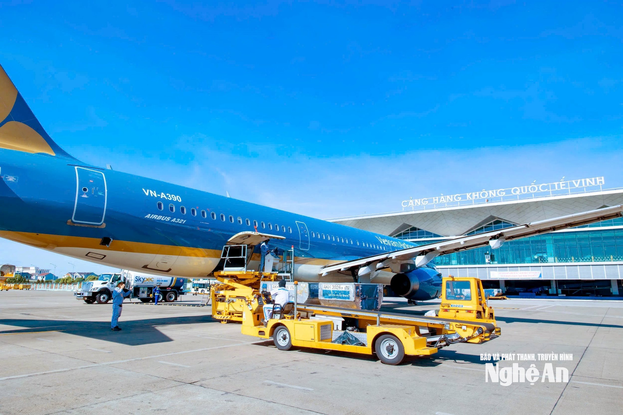 Cảng hàng không quốc tế Vinh. Ảnh Quang An