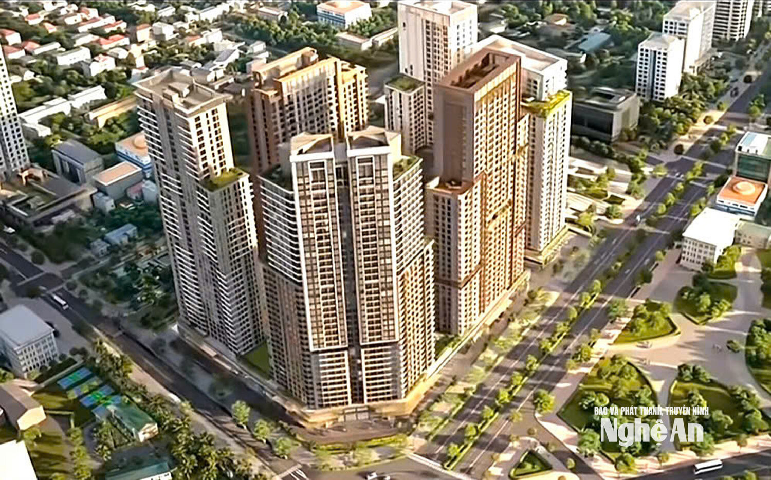 Trung tâm thương mại Trường Vinh của tập đoàn Sun Group( cho binh thường, k to)