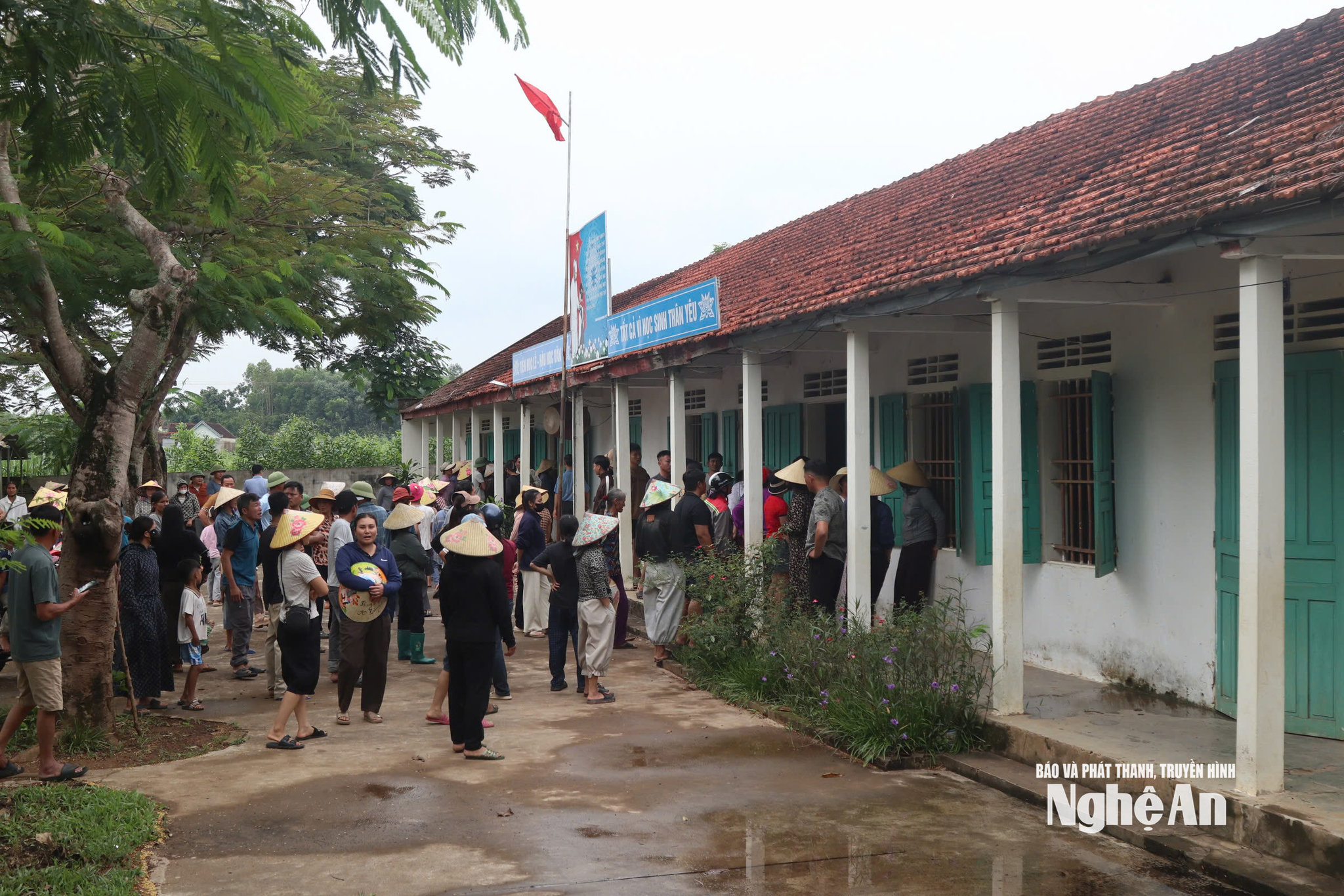 Điểm trường lẻ Tiến Sơn - Trường Tiểu học Quỳnh Tam. Ảnh: Mỹ Hà