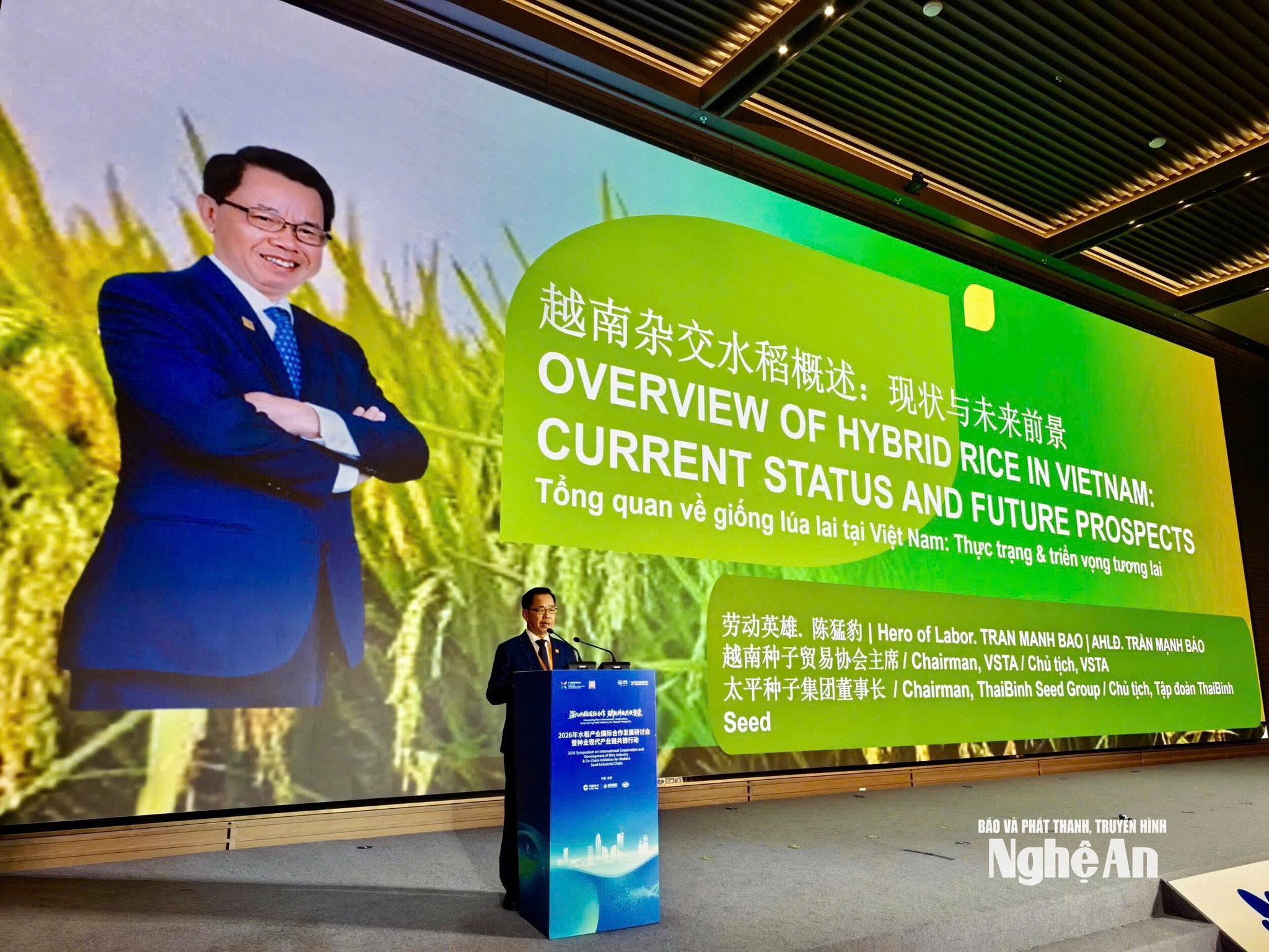 Tư duy giá trị và hành trình tự chủ hạt giống lúa lai Việt Nam tại Diễn đàn quốc tế 2026