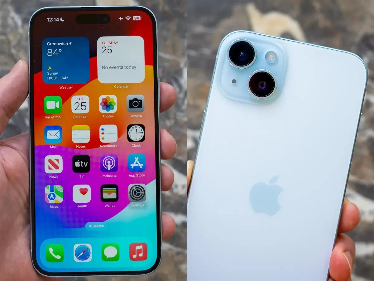 Màn hình Super Retina XDR độ sáng cao trên iPhone 15 Plus