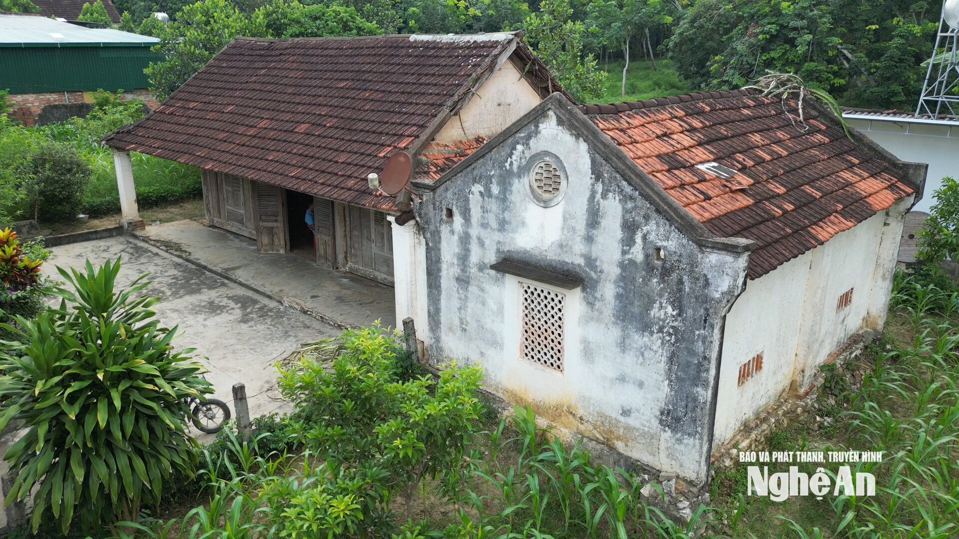 Ngôi nhà của bố con anh Thạch ở xóm Tân Thái, xã Tân Phú