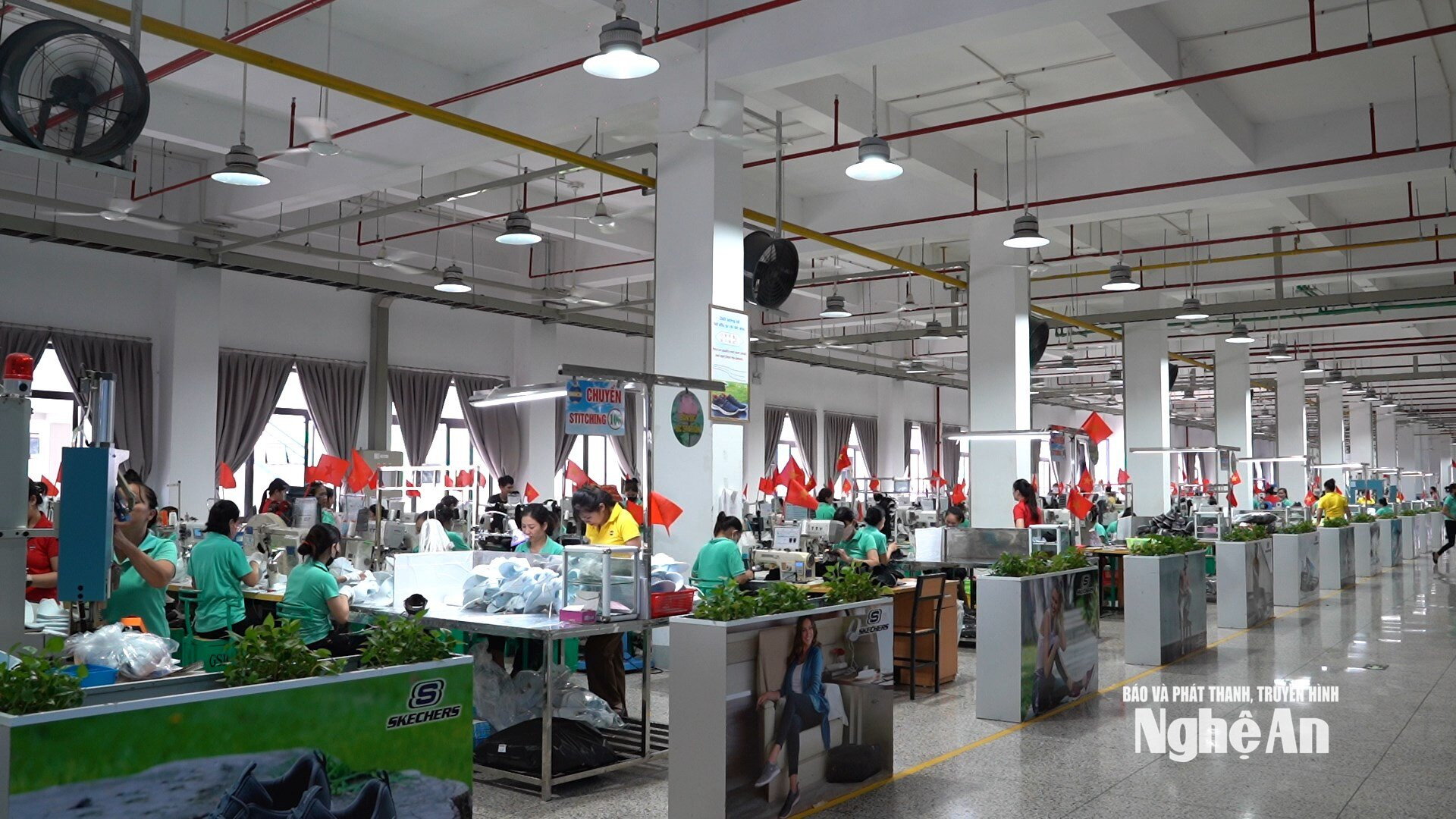  Sản xuất tại các khu công nghiệp tại Nghệ An