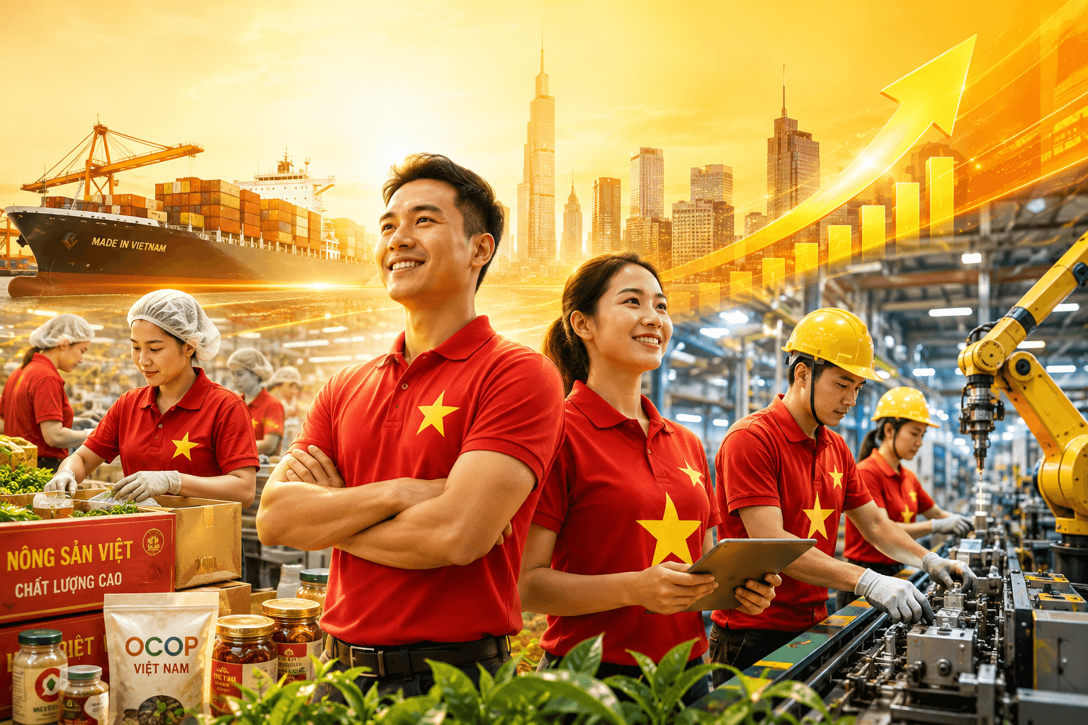 Phát huy vai trò tiên phong của đảng viên trong phát triển kinh tế tư nhân. Ảnh minh họa AI