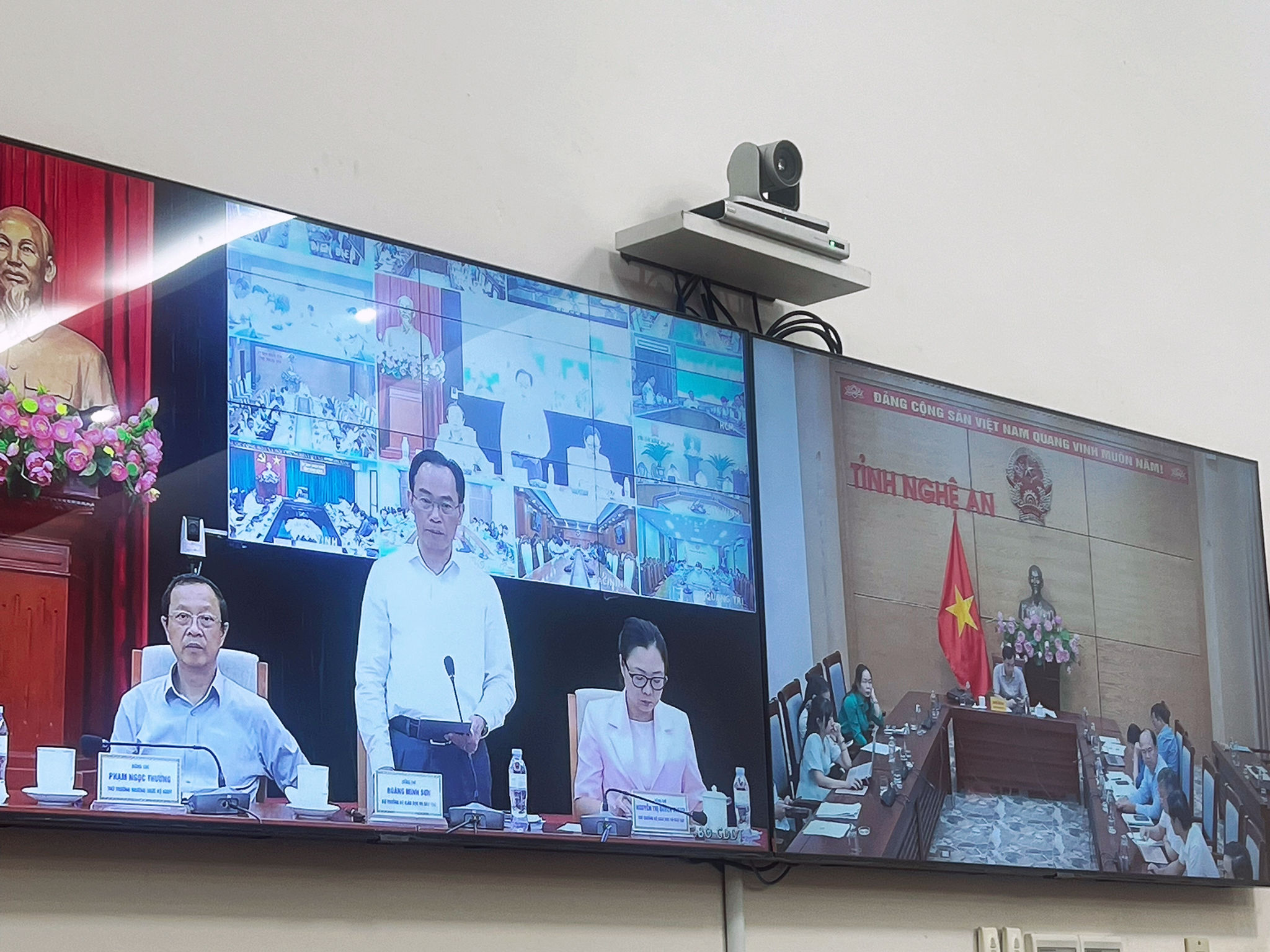 Bộ trưởng Bộ GD và ĐT Hoàng Minh Sơn kết luận hội nghị