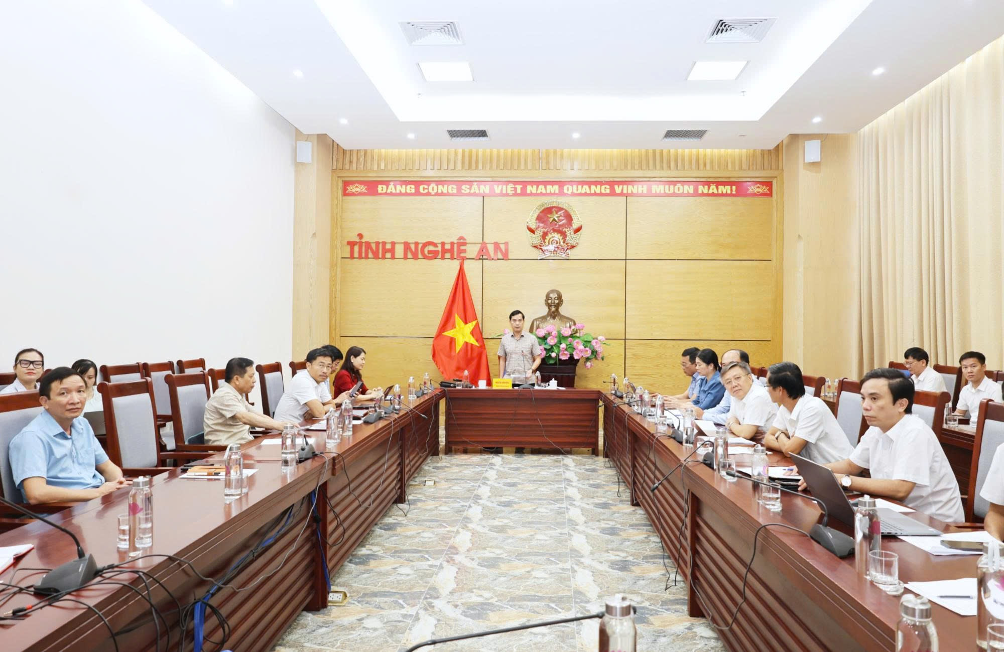 Điểm cầu trực tuyến tại Nghệ An