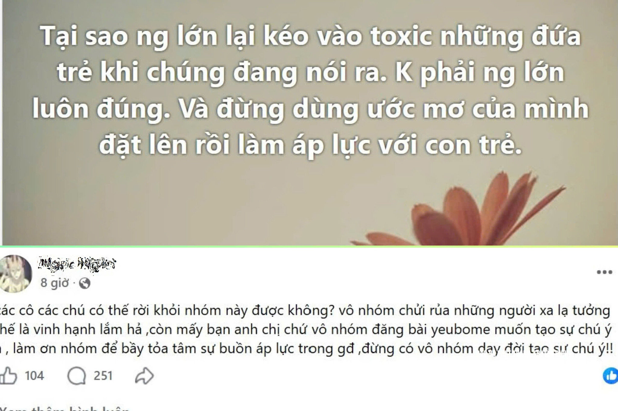 Một số bạn trẻ phản kháng khi bị phê bình.