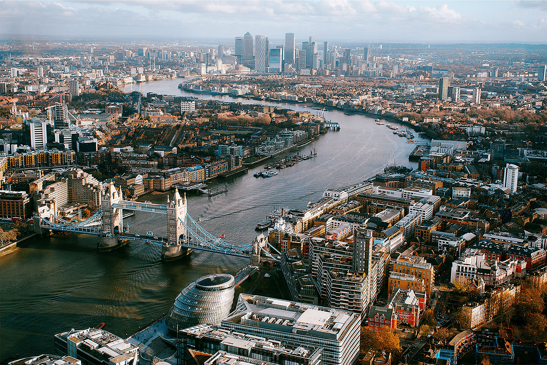 Một góc London từ trên cao