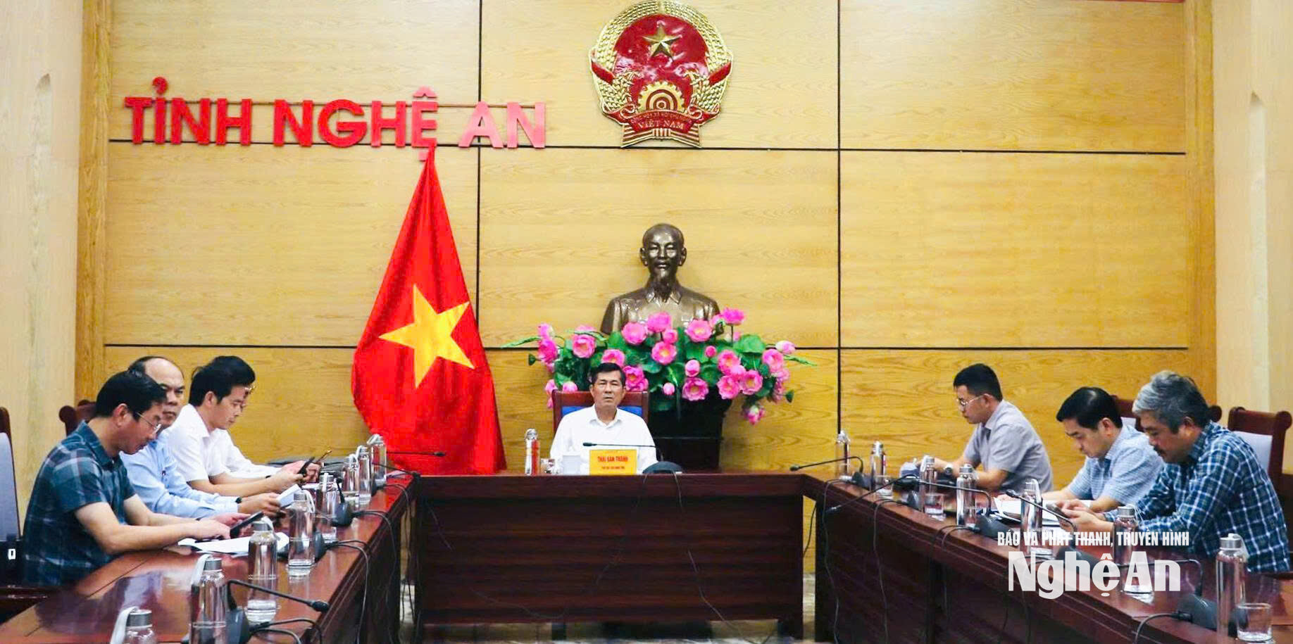 Điểm cầu trực tuyến tại Nghệ An.