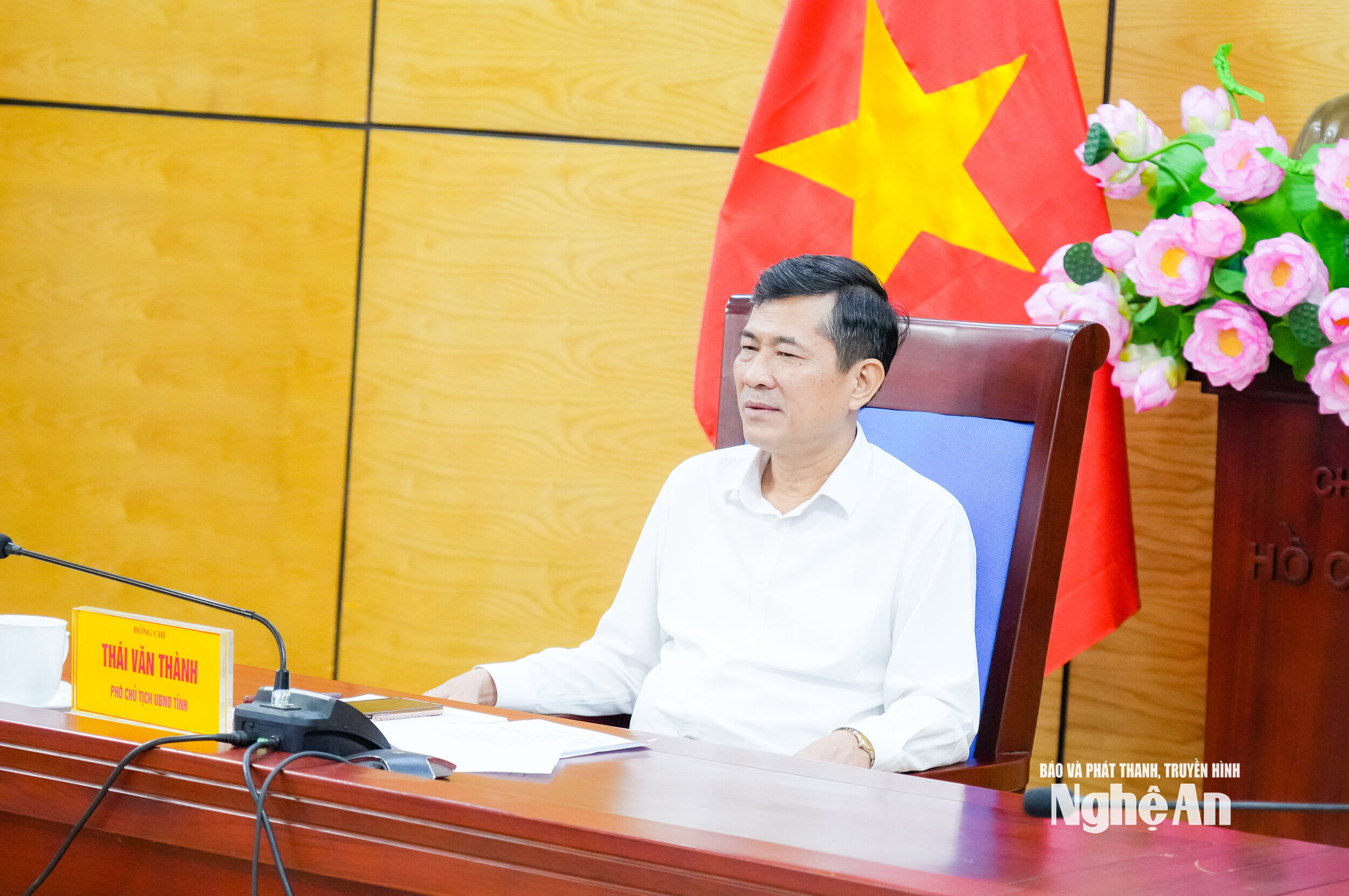 Phó Chủ tịch UBND tỉnh Thái Văn Thành chủ trì tại điểm cầu Nghệ An