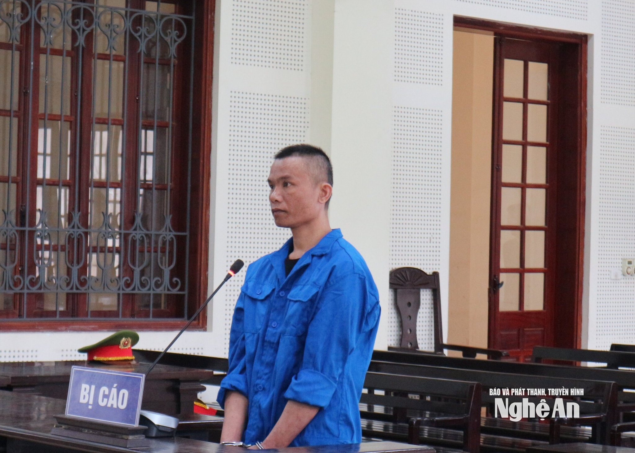 Bị cáo Hà Văn Hia tai toa