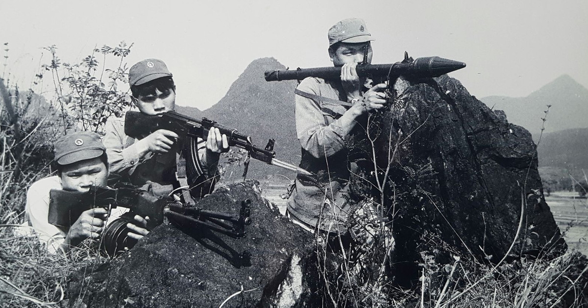 Images from the border defense battle in the North in February 1979.