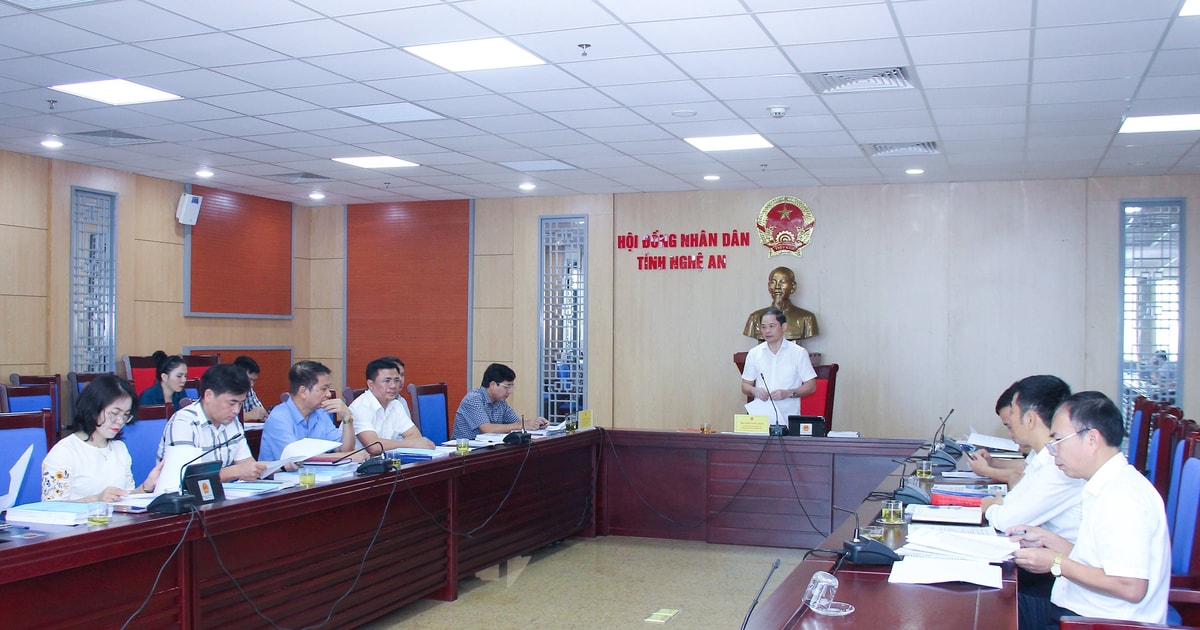 Ban Pháp chế HĐND tỉnh Nghệ An thẩm tra dự thảo nghị quyết sáp nhập xã giai đoạn 2023 - 2025