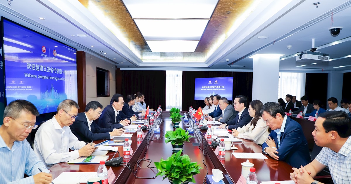 Chủ tịch UBND tỉnh Nguyễn Đức Trung làm việc với Liên đoàn Kinh tế công nghiệp Thượng Hải