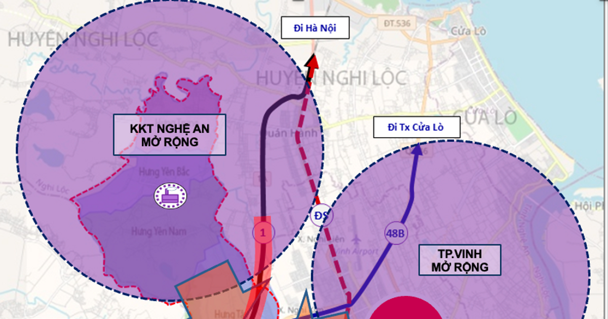 Quy hoạch xây dựng vùng huyện Hưng Nguyên được lập theo cấu trúc không gian: 2 vùng, 2 động lực, 3 đô thị, 3 trục phát triển
