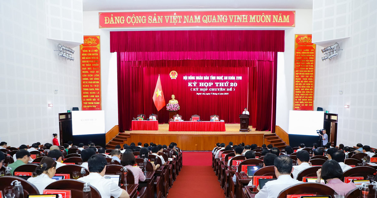 HĐND tỉnh Nghệ An tổ chức Kỳ họp thứ 20, xem xét, quyết định một số nội dung quan trọng