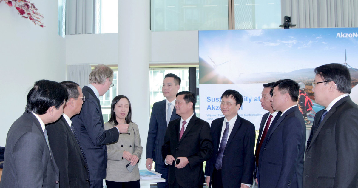 Bí thư Tỉnh ủy Thái Thanh Quý thăm và làm việc với Công ty AkzoNobel, Vương quốc Hà Lan