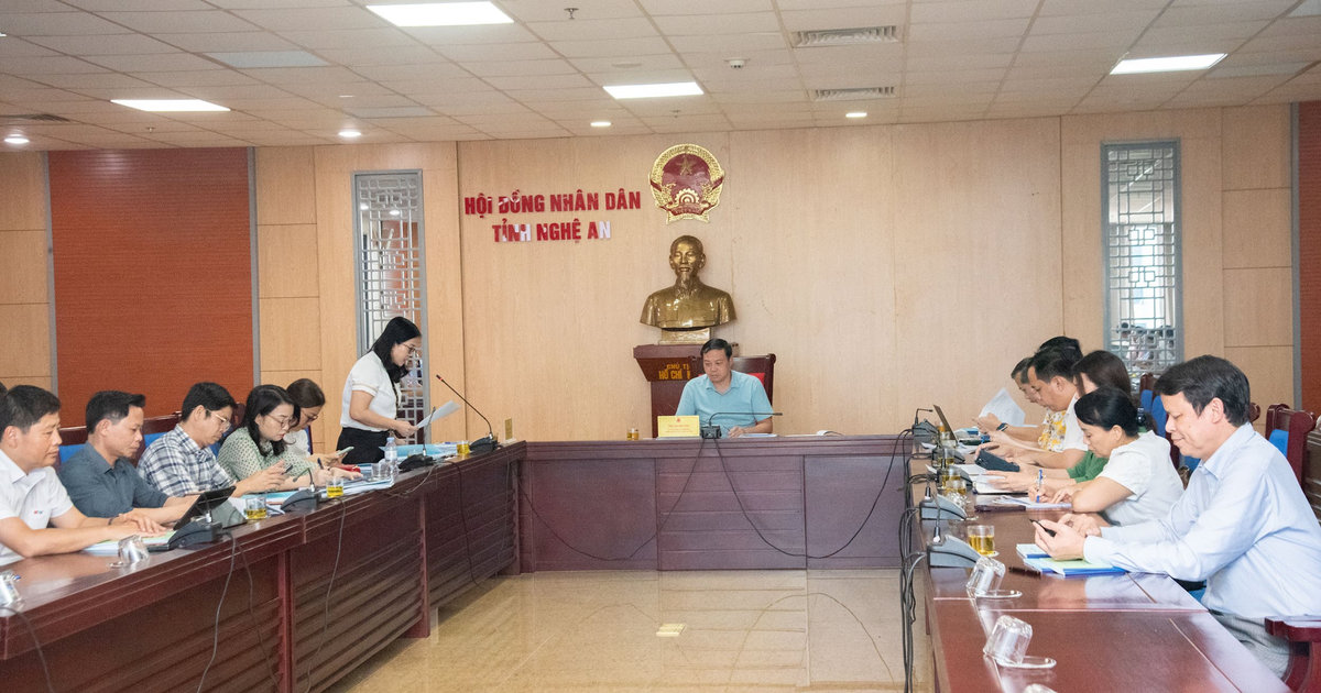 Thẩm tra dự thảo nghị quyết về văn hóa - xã hội để trình kỳ họp tới của HĐND tỉnh Nghệ An