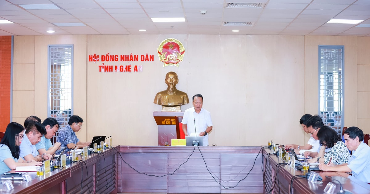 Thường trực HĐND tỉnh Nghệ An họp phiên thường kỳ tháng 6/2024