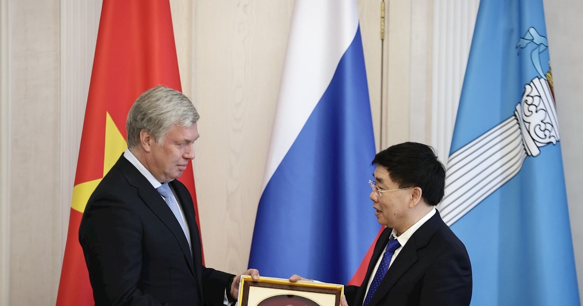 Đoàn công tác tỉnh Nghệ An thăm và làm việc tại Liên bang Nga