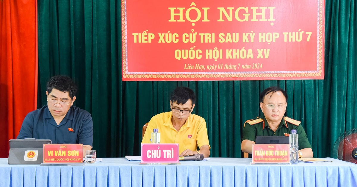 Cử tri Quỳ Hợp kiến nghị tháo gỡ khó khăn, bất cập trong các lĩnh vực đất đai, lâm nghiệp