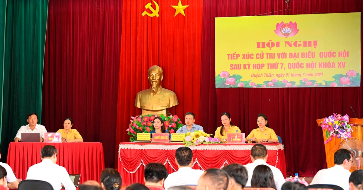 Cử tri thị xã Hoàng Mai kiến nghị sớm chi trả kinh phí đền bù giải phóng mặt bằng Quốc lộ 1A