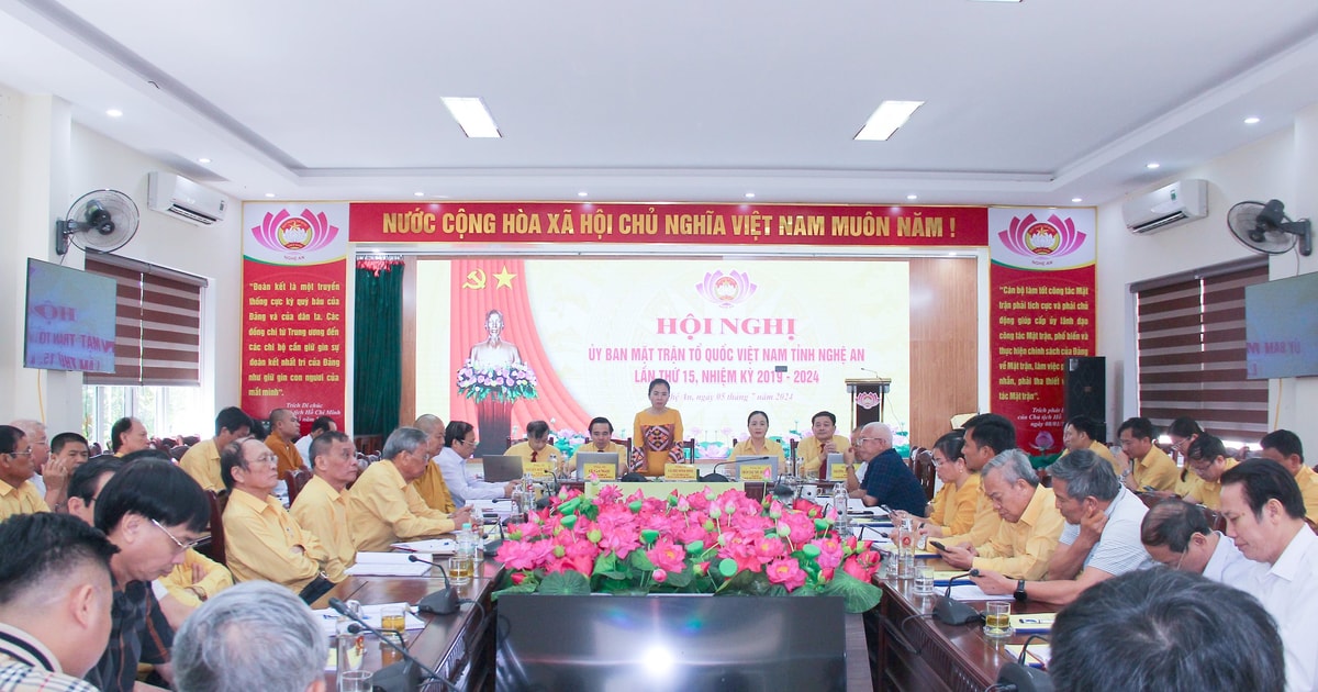 Hội nghị góp ý dự thảo văn kiện Đại hội đại biểu MTTQ tỉnh, nhiệm kỳ 2024 - 2029