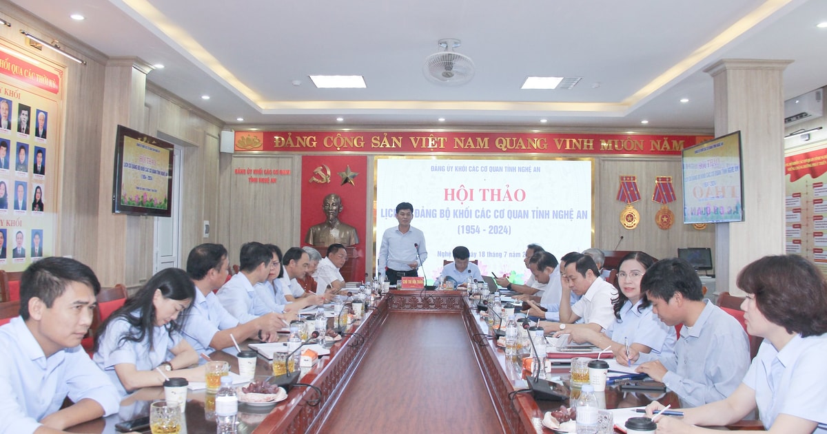 Khẳng định những đóng góp của Đảng bộ Khối Các cơ quan tỉnh Nghệ An qua 70 năm hình thành và phát triển