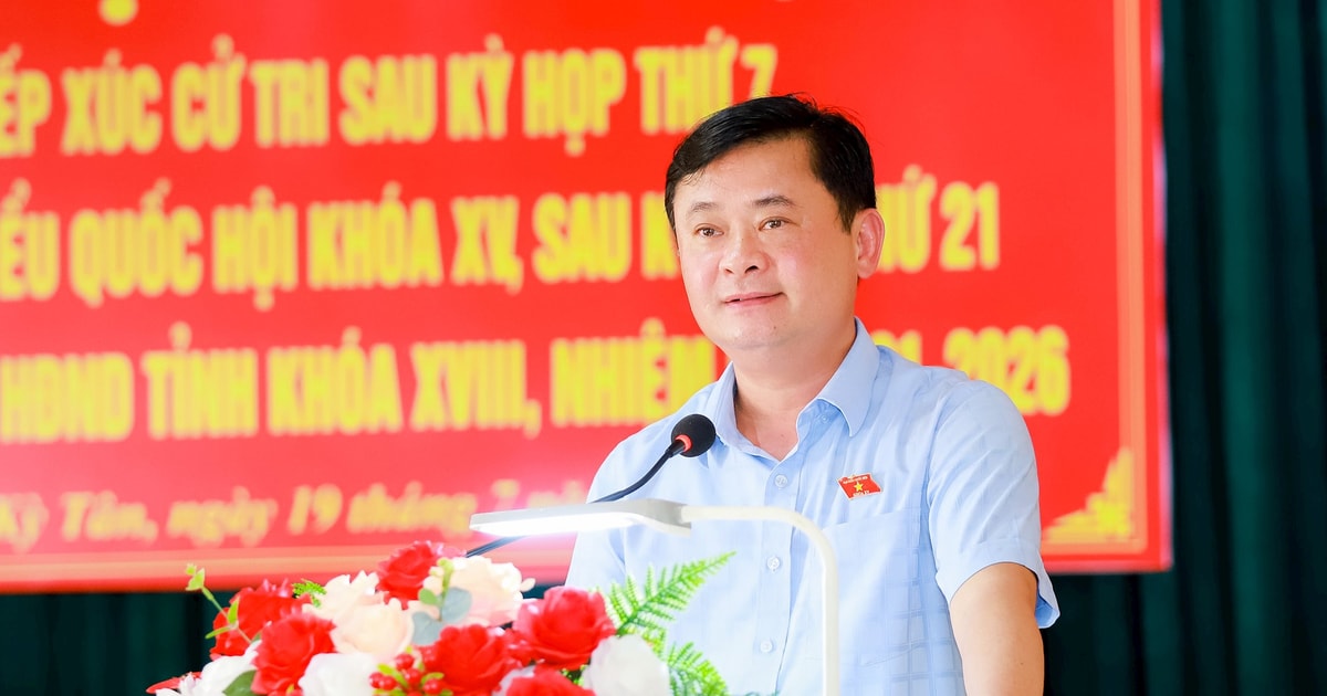 ĐBQH và HĐND tỉnh Nghệ An tiếp xúc cử tri huyện Tân Kỳ