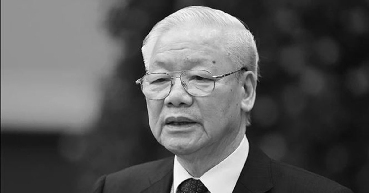 Vô cùng thương tiếc đồng chí Tổng Bí thư kính mến!