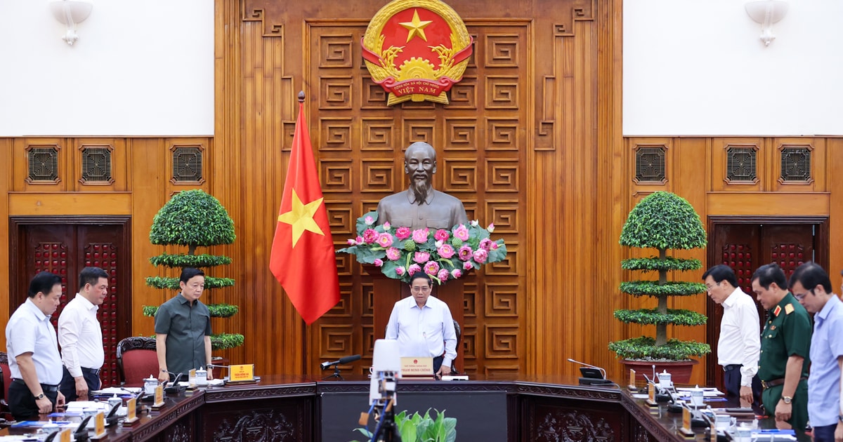 Thủ tướng Chính phủ chủ trì họp về tiến độ dự án đường dây 500kV mạch 3 qua Thanh Hóa, Nghệ An, Hà Tĩnh