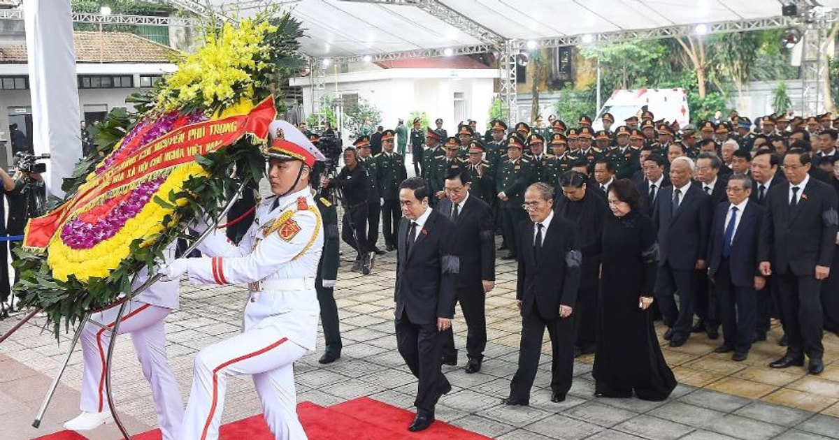 Toàn cảnh Lễ viếng Tổng Bí thư Nguyễn Phú Trọng