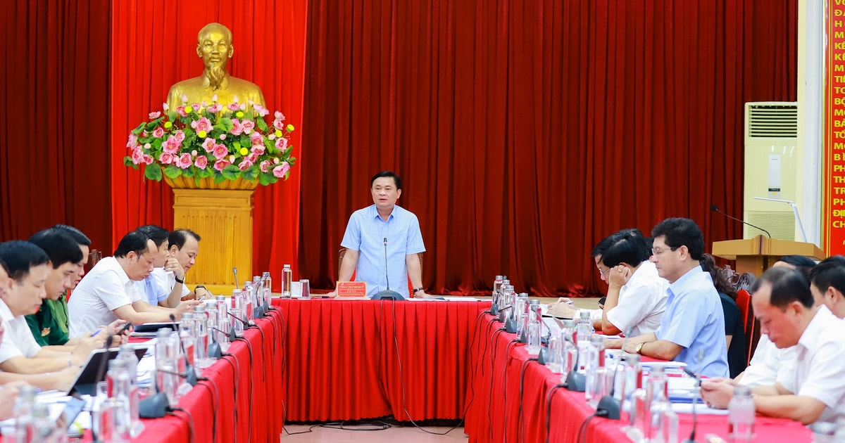 Ban Thường vụ Tỉnh ủy Nghệ An họp phiên thường kỳ tháng 7
