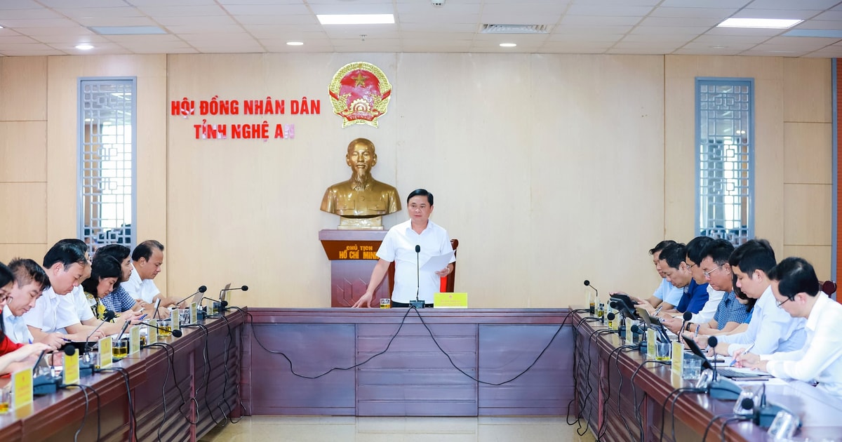 Thường trực HĐND tỉnh Nghệ An họp phiên thường kỳ tháng 7