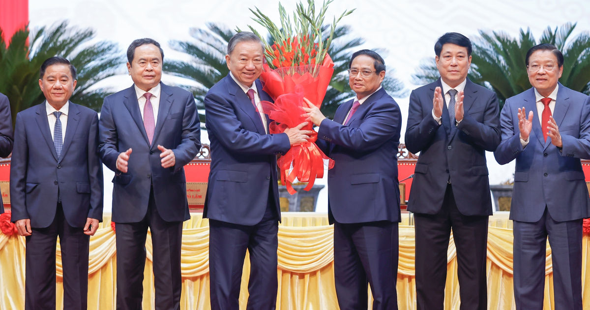 Đồng chí Tô Lâm được bầu giữ chức Tổng Bí thư Ban Chấp hành Trung ương Đảng Cộng sản Việt Nam