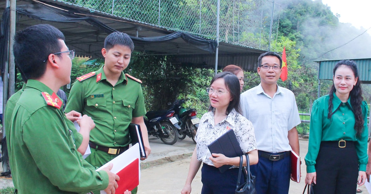 Đoàn đại biểu Quốc hội tỉnh khảo sát việc thực hiện Luật Phòng, chống mua bán người tại Kỳ Sơn