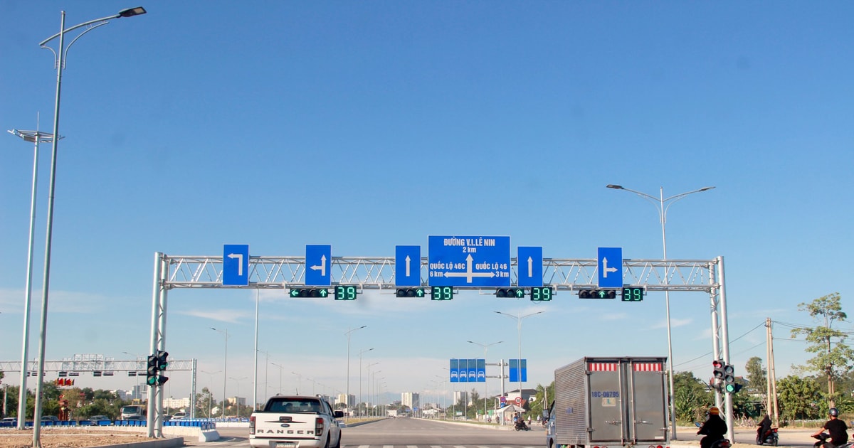 Chính thức thông xe đại lộ nghìn tỷ nối TP. Vinh - TX. Cửa Lò