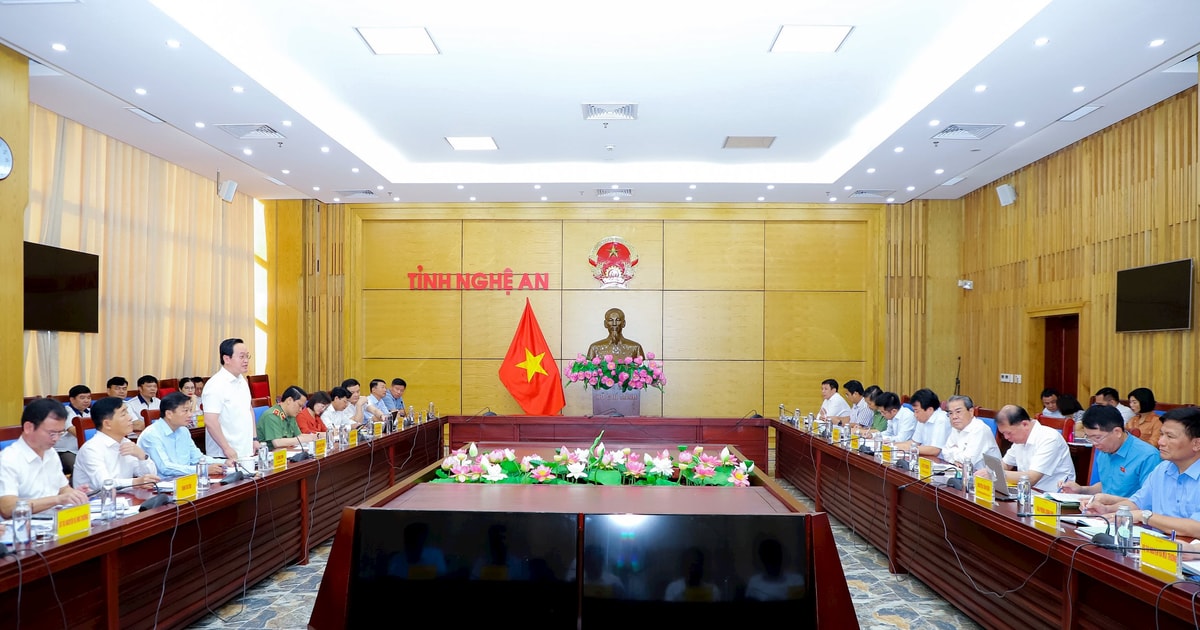 Đoàn giám sát Ủy ban Thường vụ Quốc hội làm việc với UBND tỉnh về công tác tiếp công dân, giải quyết khiếu nại, tố cáo