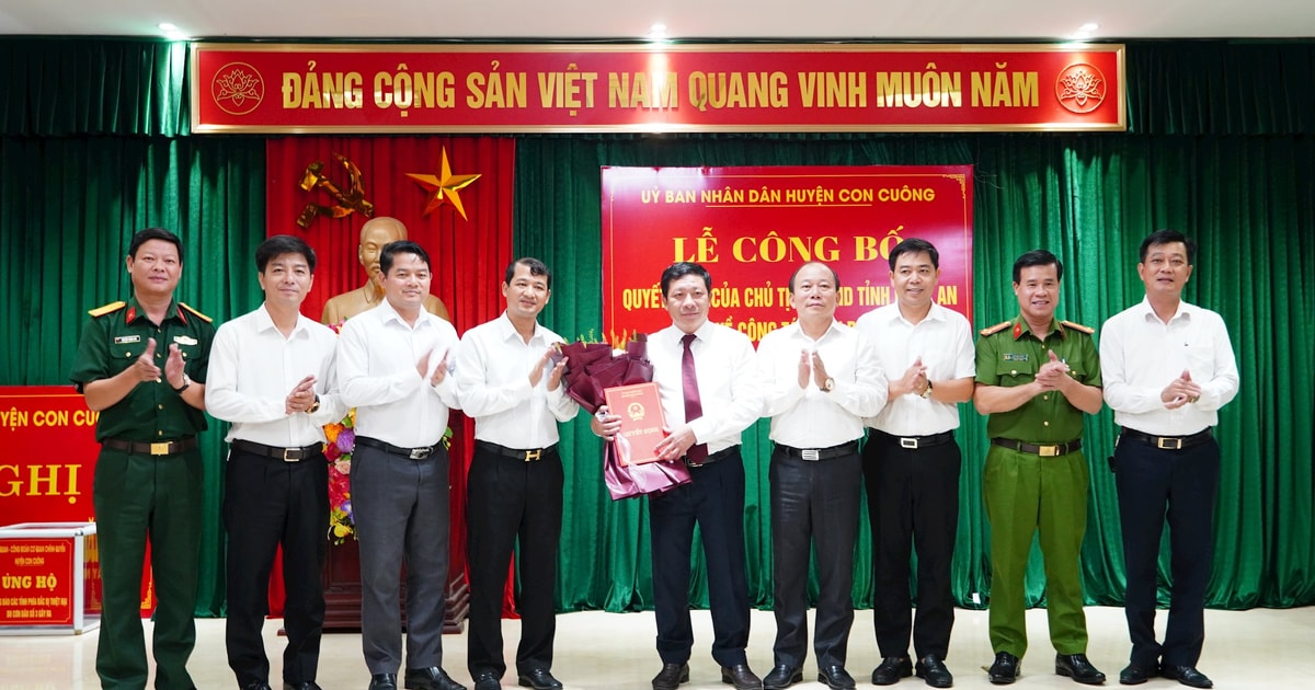 Ông Trần Anh Tuấn được chuẩn y giữ chức vụ Phó Chủ tịch UBND huyện Con Cuông