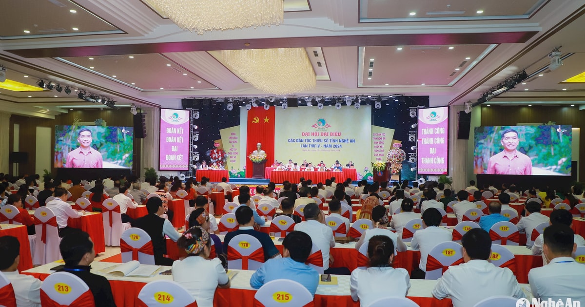 Trọng thể Đại hội đại biểu các dân tộc thiểu số tỉnh Nghệ An lần thứ IV - năm 2024