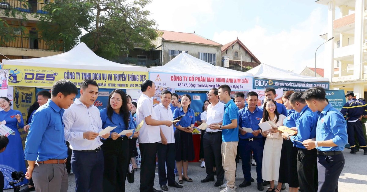 Hơn 3.500 cơ hội việc làm cho thanh niên Nghệ An tại Ngày hội việc làm 2024