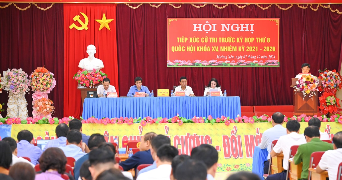 Cử tri huyện Kỳ Sơn kiến nghị xây dựng khu tái định cư cho hơn 300 hộ dân xã Chiêu Lưu