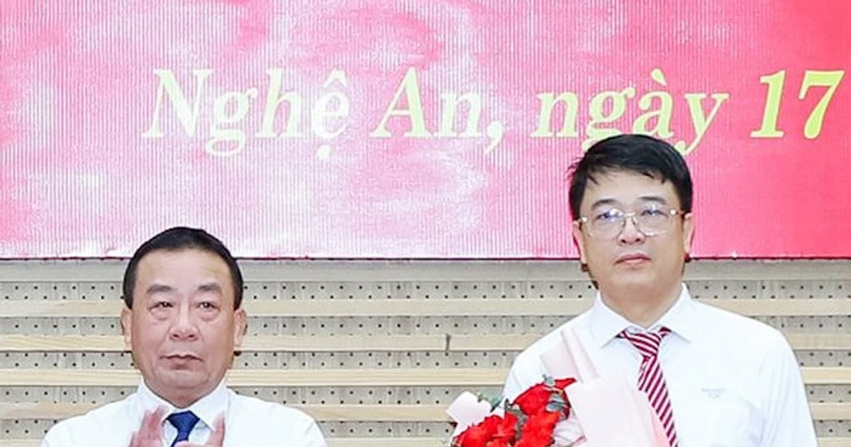 Bổ nhiệm ông Đoàn Văn Đại giữ chức vụ Phó Giám đốc Sở Xây dựng tỉnh Nghệ An