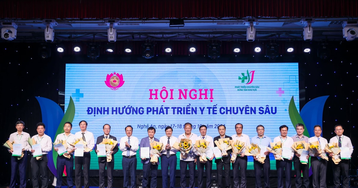 Nghệ An tổ chức Hội nghị định hướng phát triển y tế chuyên sâu