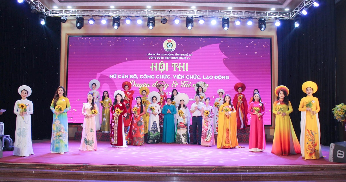 Hội thi 'Nữ cán bộ, công chức, viên chức duyên dáng và tài năng' năm 2024