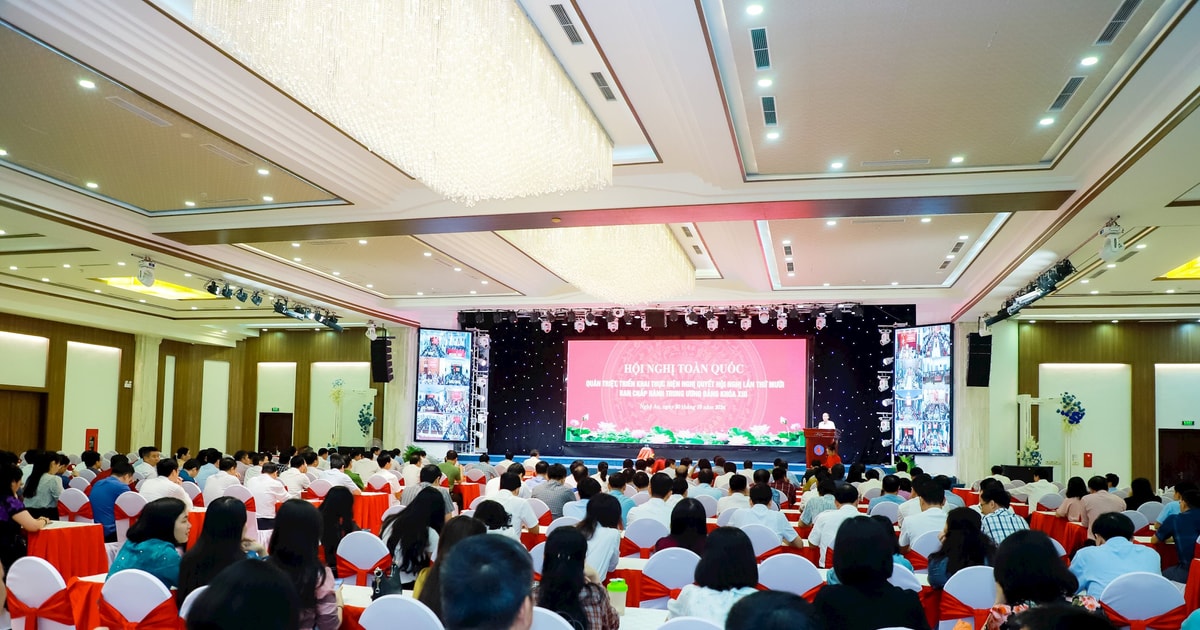 Nghệ An: Hơn 29.000 đại biểu dự Hội nghị toàn quốc quán triệt, triển khai Nghị quyết Trung ương 10, khóa XIII